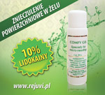 Znieczulenie powierzchniowe w żelu 10% – Comfy Gel 60 g - REJUVI LABORATORY