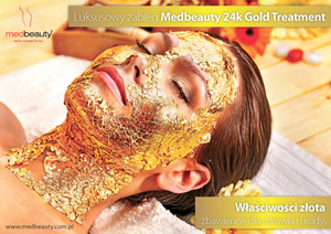 Medbeauty - zabieg z płatkami złota