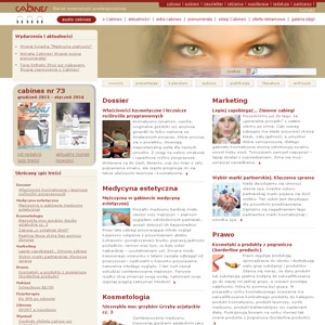 strona internetowa Cabines Polska